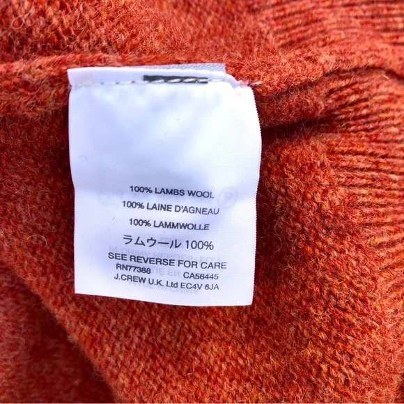 J. Crew 100% Lambswool Crew Neck Sweater - Picture 11 of 11